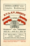 25-jarig Jubileum 1913 - Uitgave Nederlandsch Sport-Persbureau Rotterdam