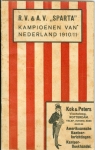 Kampioenschap 1910 - 1911 - Sparta Rotterdam