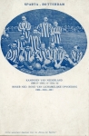 1912 Ansichtkaart Kampioenschap 1912 en Bekerwinst N.B.V.L.O. 1909 - 1910 - 1911