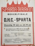 Poster Beker-finale 1963 Sparta Rotterdam