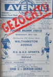 GEZOCHT : 1951 Walthamstowe Avenue - Sparta Rotterdam Festival of Britain May 16th.