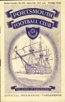1956 Portsmouth - Sparta Rotterdam Programme November 14th