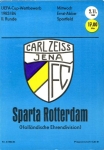 1983 Carl Zeiss Jena - Sparta Rotterdam