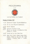 1957 West Ham United & Southend United Sparta Rotterdam Programme