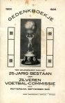 Gedenkboekje Zilveren Voetbal Commissie 1925