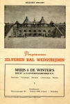 Wedstrijdprogramma Zilveren Bal Wedstrijden 1954 - 1955